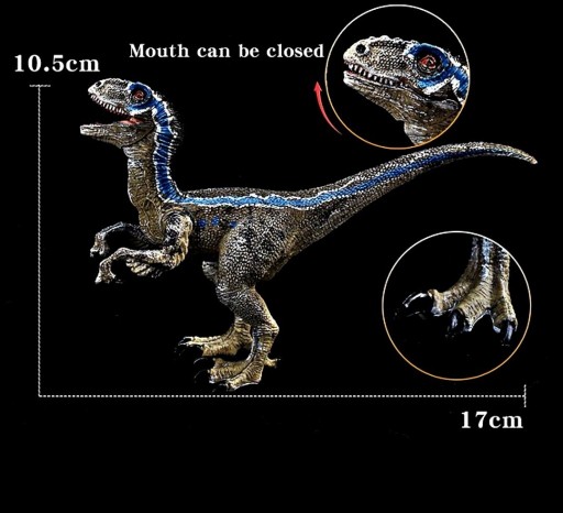 Zdjęcie oferty: Figurka Dinozaura Velociraptor Blue 17 cm 