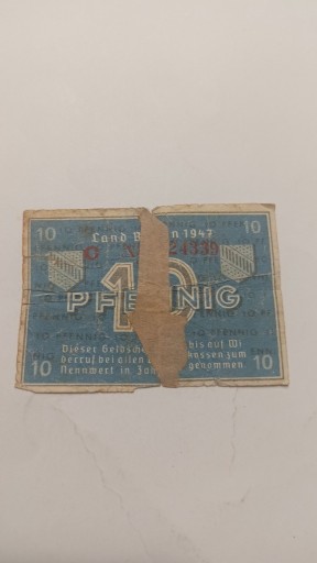 Zdjęcie oferty: 10 Pfennig 1947 rok Niemcy 