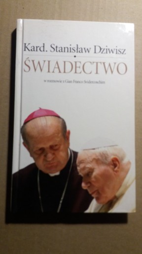 Zdjęcie oferty: Stanisław Dziwisz Świadectwo. 