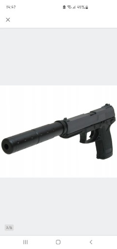 Zdjęcie oferty: Pistolet ASG DL60 Socom - 190 FPS z tłumikiem 