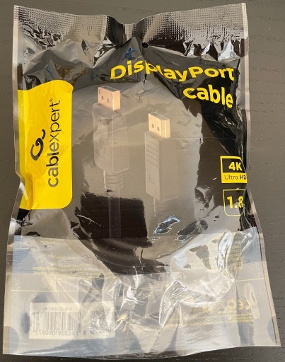Zdjęcie oferty: Kabel DisplayPort DP-DP 4K 1,8 m