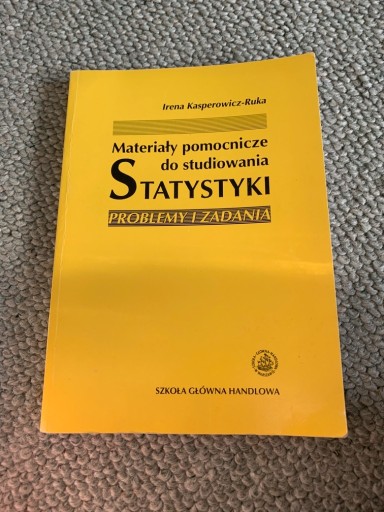 Zdjęcie oferty: Materiały pomocnicze do studiowania statystyki 