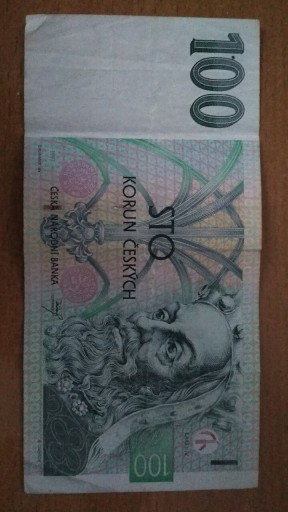 Zdjęcie oferty: 100 koron, Czechy, 1997, seria D