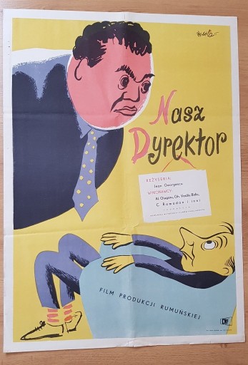 Zdjęcie oferty: Nasz dyrektor, Ferster Charlie 1955 plakat filmowy