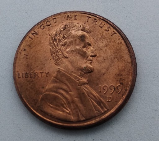 Zdjęcie oferty: 1 cent 1999 D USA