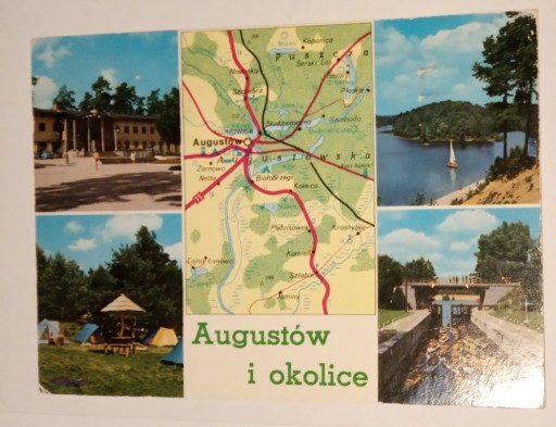 Zdjęcie oferty: AUGUSTÓW  I OKLICE MAPKA