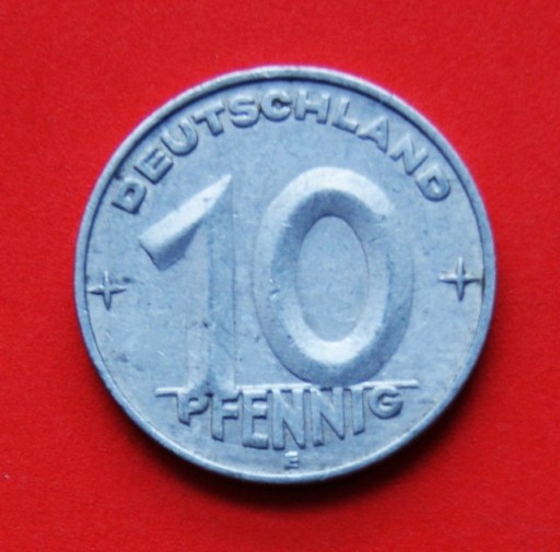 Zdjęcie oferty: 10 Fenigów 1953 E r - Niemcy NRD 