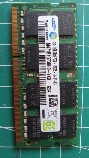 Zdjęcie oferty: Pamięć DDR3L 1600 MHz sodimm 8GB