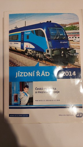 Zdjęcie oferty: Sieciowy Rozkład Jazdy Pociągów Czechy CD 2014