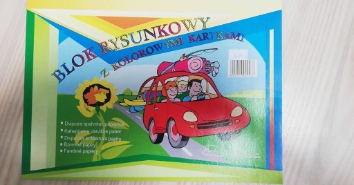 Zdjęcie oferty: blok rysunkowy kolorowy