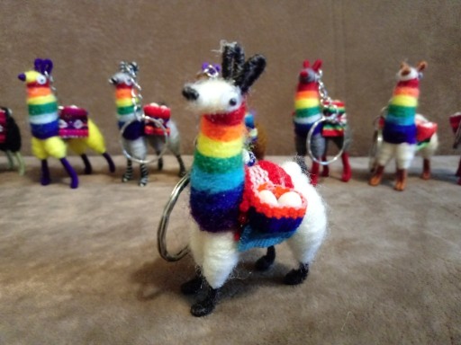 Zdjęcie oferty: Lama alpaka, breloczek mały, Peru, handmade