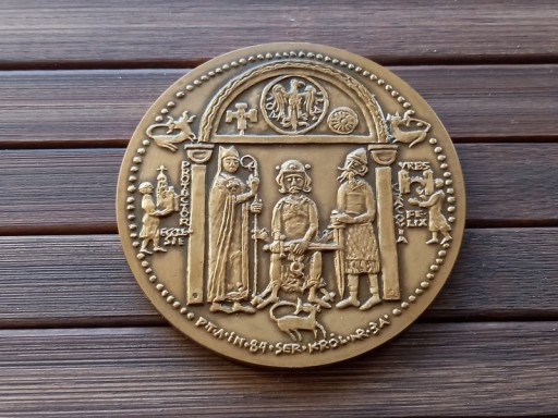 Zdjęcie oferty: Kolekcjonerski medal Kazimierz II Sprawiedliwy 