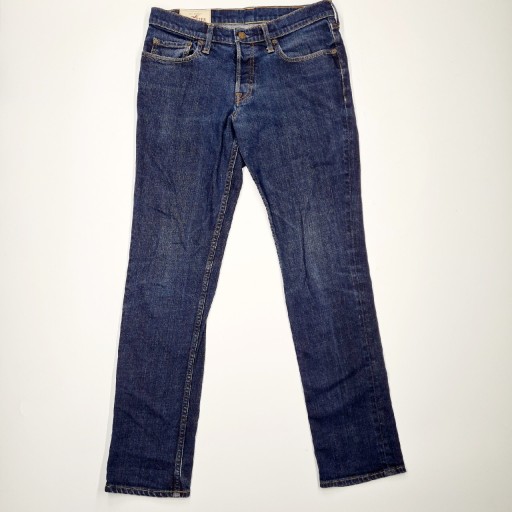 Zdjęcie oferty: Granatowe spodnie jeansowe hollister W32 L32