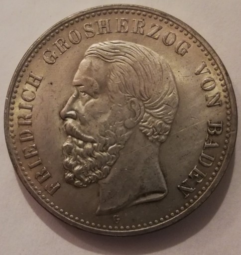 Zdjęcie oferty: Cesarstwo Niemieckie 5 marek 1899 Friedrich