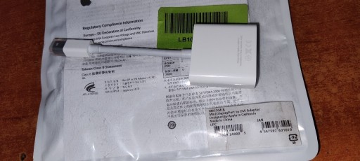 Zdjęcie oferty: Apple Mini DisplayPort to do DVI A1305 MB570Z/A