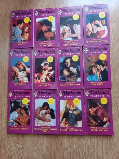 Zdjęcie oferty: HARLEQUIN - TEMPTATION- 1994-95r. szt.12.