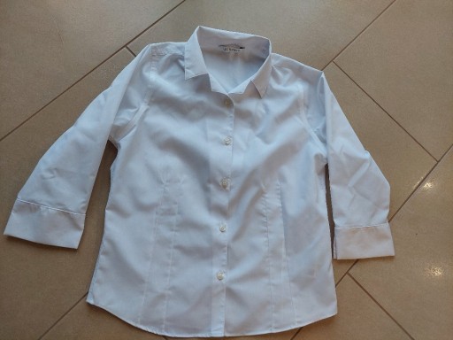 Zdjęcie oferty: Bluzeczka galowa biała 10/ 11y, 146cm