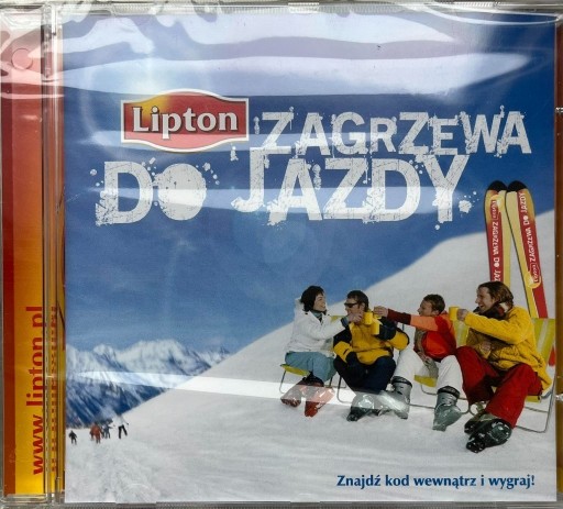 Zdjęcie oferty: CD Lipton zagrzewa do jazdy (muzyka na narty) NOWA
