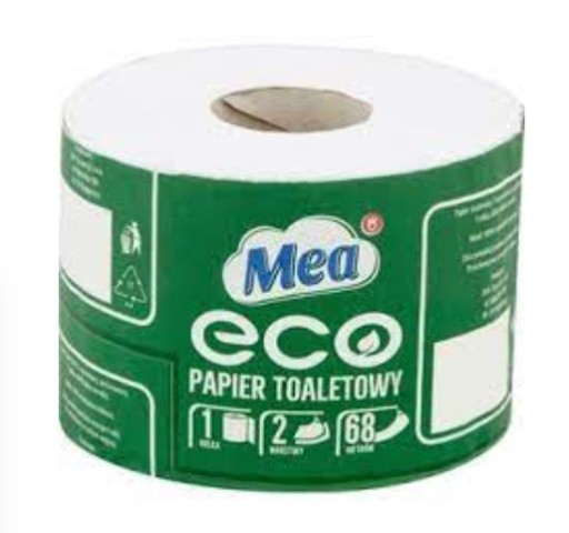 Zdjęcie oferty: PAPIER TOALETOWY w Banderoli MEA ECO 2W 68M A1 