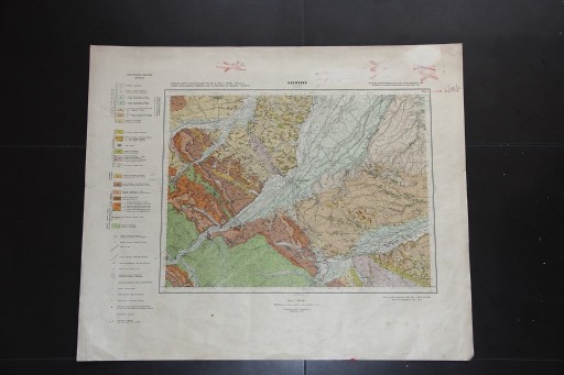 Zdjęcie oferty: Nadwórna mapa geologiczna WIG 1938 Oryginał 