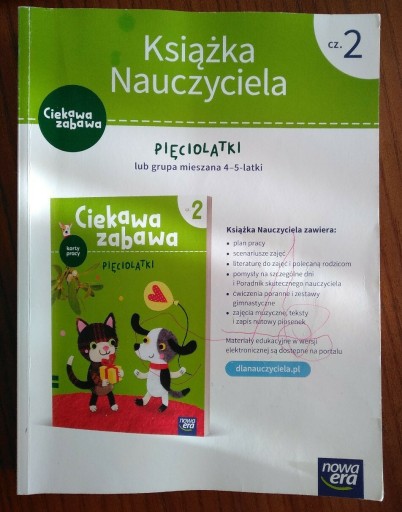 Zdjęcie oferty: Ciekawa zabawa Książka nauczyciela 