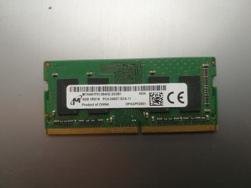 Zdjęcie oferty: Pamięć RAM PC4-2400T 4 GB