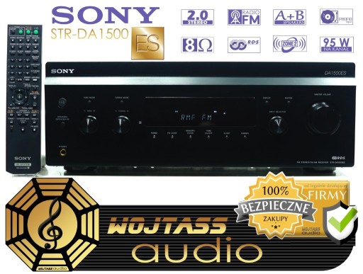 Zdjęcie oferty: Amplituner SONY STR-DA1500ES Stereo seria ES pilot