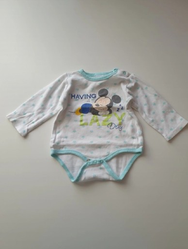 Zdjęcie oferty: Bawełniane body Myszka Mickey r 68 Disney 