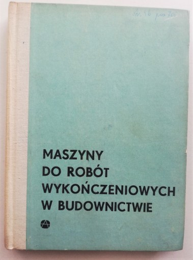 Zdjęcie oferty: Maszyny do robót wykończeniowych w budownictwie 