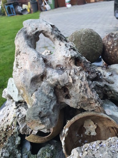 Zdjęcie oferty: Akwarium kamienie, ozdoby, kokosy