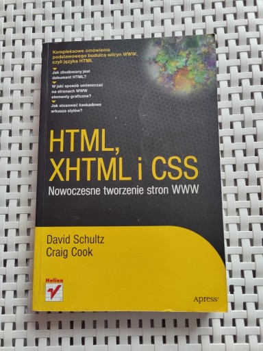 Zdjęcie oferty: David S,Craig C- HTML, XHTML i CSS.