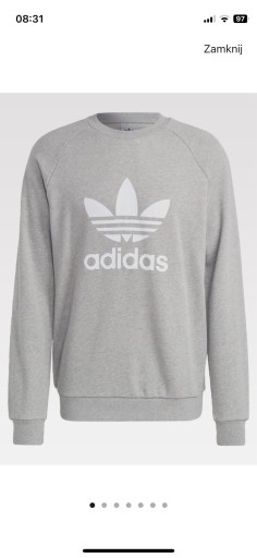 Zdjęcie oferty: Męska Bluza Adidas czarna nowa roz. L