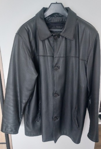 Zdjęcie oferty: Czarna duża kurtka skórzana skóra 2xl