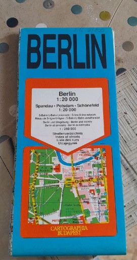 Zdjęcie oferty: Mapa Berlina- po niemiecku 