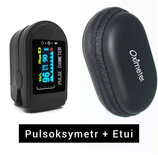 Zdjęcie oferty: Pulsoksymetr napalcowy Medyczny +Etui wysyłka 24h