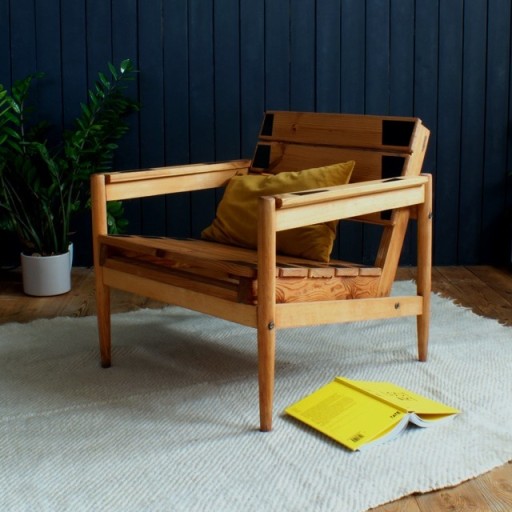 Zdjęcie oferty: Fotel drewniany PRL jedyny taki egzemplarz wyjątko