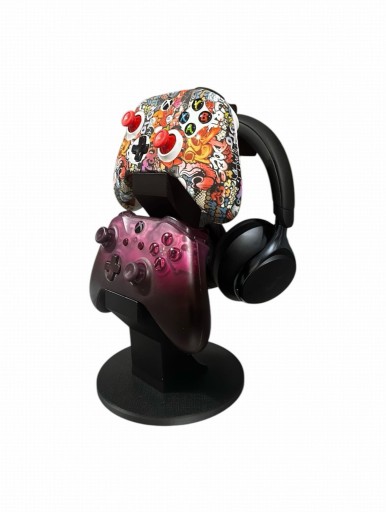 Zdjęcie oferty: Stojak na 2 kontrolery XBOX + słuchawki 
