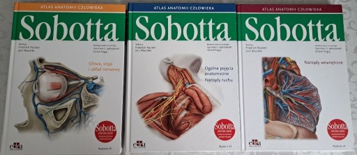 Zdjęcie oferty: ATLAS ANATOMII CZŁOWIEKA SOBOTTA TOM 1-3 ANGIELSKI