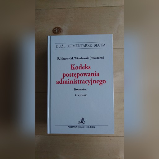 Zdjęcie oferty: K. POSTĘPOWANIA ADMINISTRACYJNEGO KOMENTARZ HAUSER