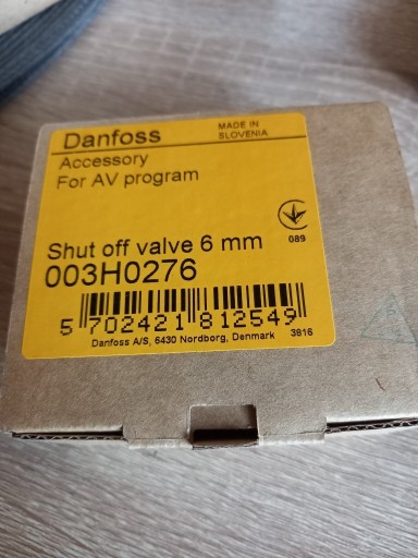 Zdjęcie oferty: Danfoss 003H0276 - Zaworek odcinający 6 mm (Serto)