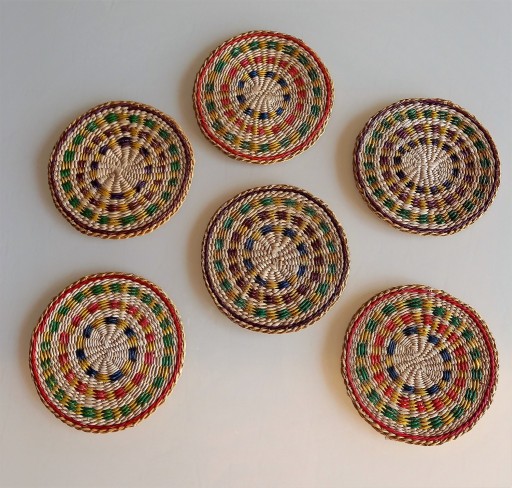 Zdjęcie oferty: Okrągłe chińskie podkładki - śred. 10 cm Sztuk 6 