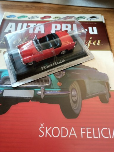 Zdjęcie oferty: Skoda Felicja kabrio Auta PRL Złota kolekcja 1:43