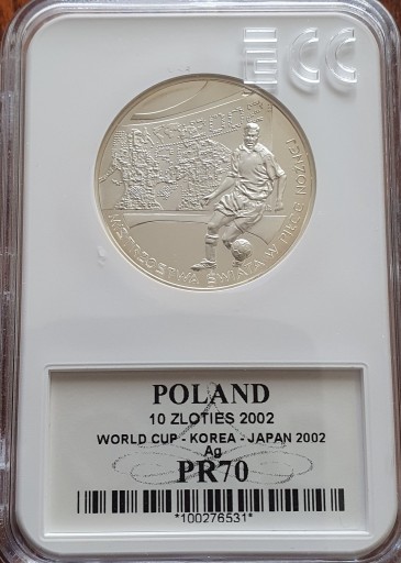 Zdjęcie oferty: 10 zł. Mistrzostwa  Korea Japonia  2002 Gcn pr70