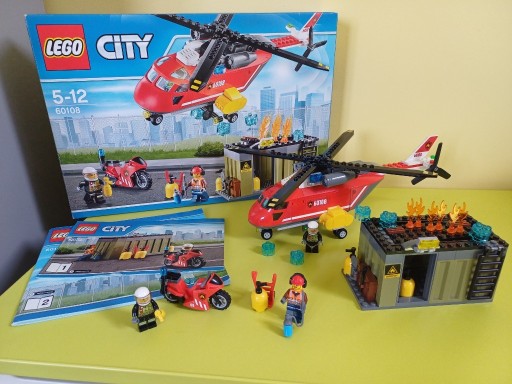 Zdjęcie oferty: Lego City 60108 Helikopter strażacki 