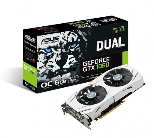 Zdjęcie oferty: ASUS GeForce GTX 1060 Dual OC 6GB GDDR5