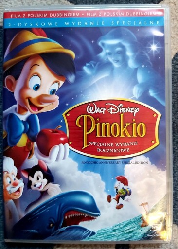 Zdjęcie oferty: PINOKIO - WYDANIE 2 DYSKOWE DVD