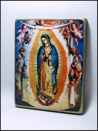 Zdjęcie oferty: Ikona obrazek Matka Boża z Guadalupe 20x16  [1433]