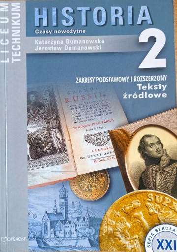 Zdjęcie oferty: Teksty źrodłowe 2 Historia Operon