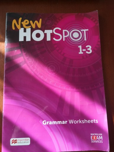 Zdjęcie oferty: New Hotspot 1-3 Grammar Worksheets macmillan