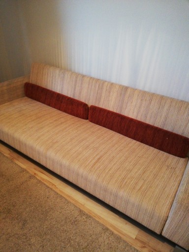 Zdjęcie oferty: Komplet wypoczynkowy - sofa, fotel, pufa. 